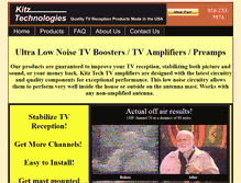 Tablet Screenshot of kitztech.com